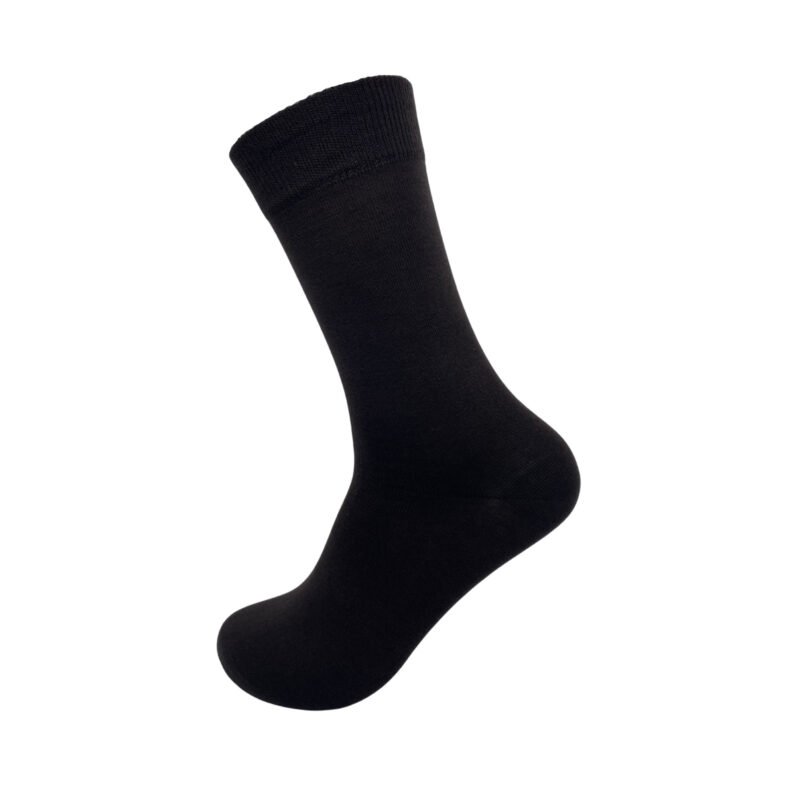 10 Paar Dames Sokken 100% Katoen Naadloos Zwart