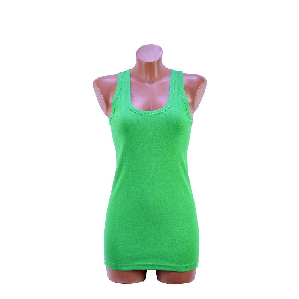 2 Stuks Dames hemd Regular 100% katoen Felgroen