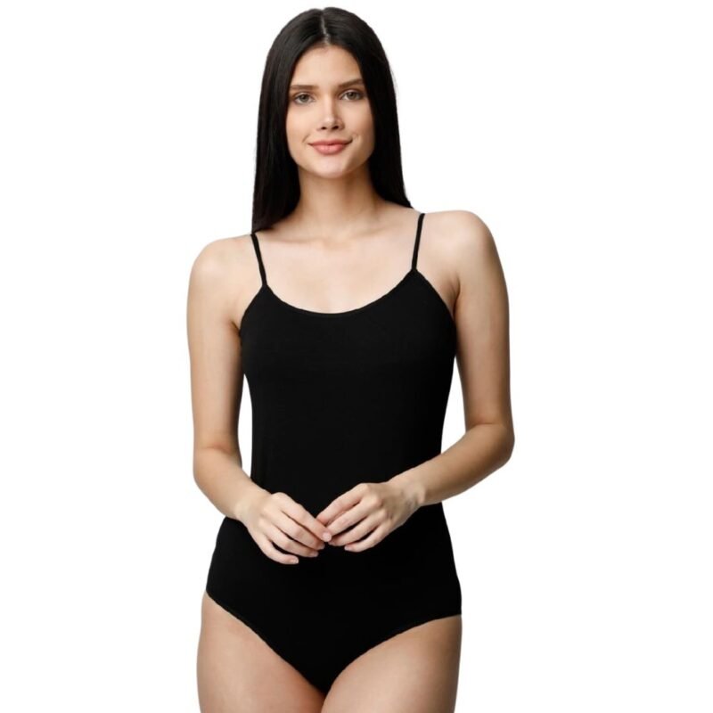 2 Stucks DONEX® DAMES Bodyfashion SPAGHETTI BAND Zwart