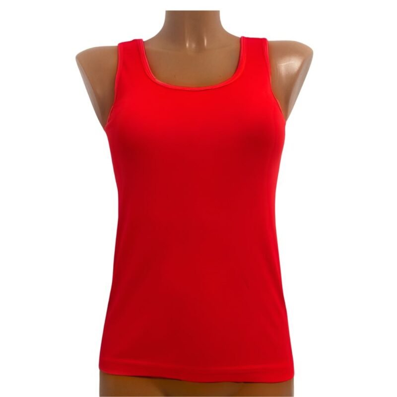 2 Pack Top kwaliteit dames hemd – 100% katoen – Rood