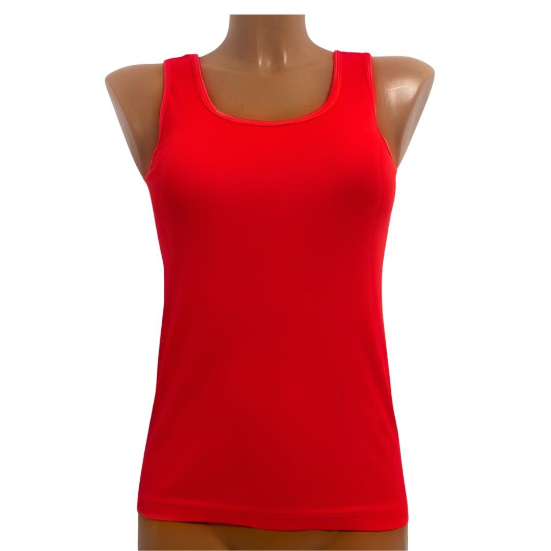 2 Pack Top kwaliteit dames hemd – 100% katoen – Rood