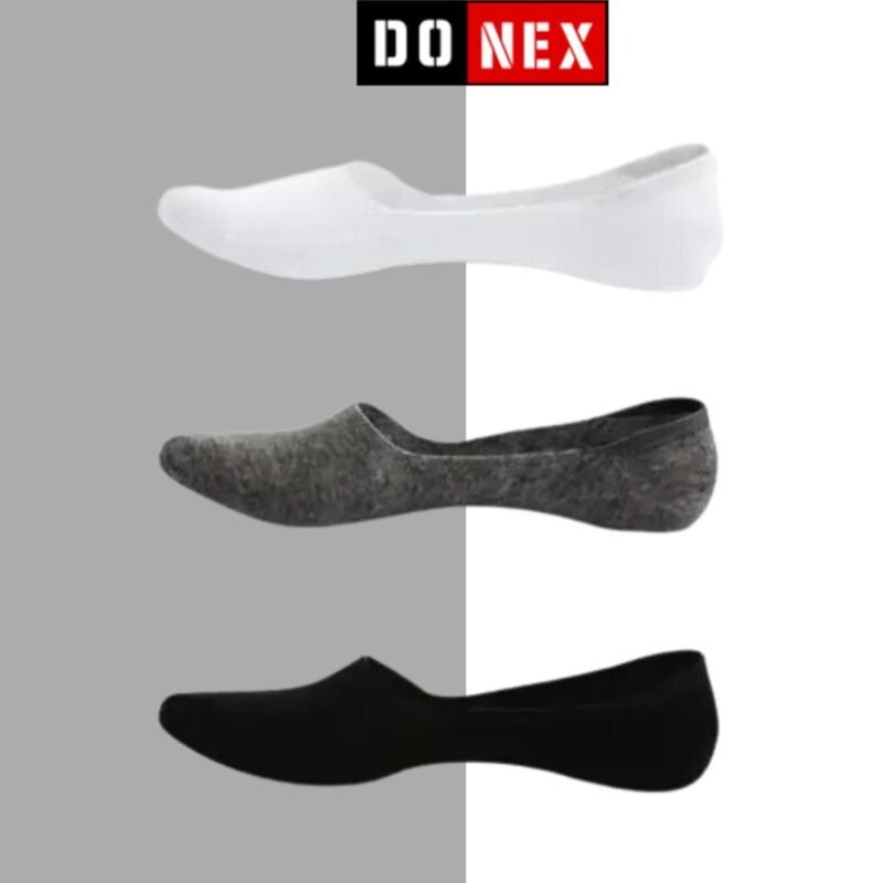 6 Paar Sneakersokken - Onzichtbare footies - Bamboo - Anti-slip hak - Mix