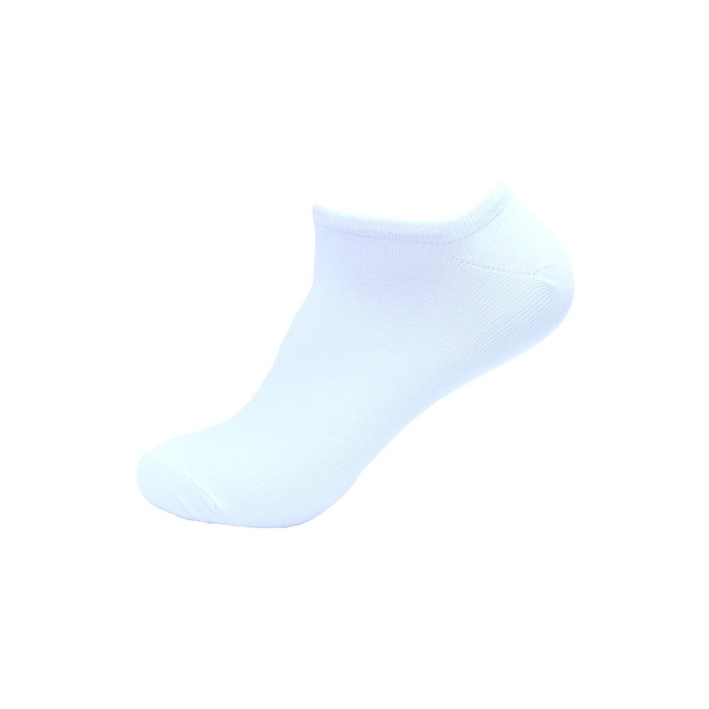 12 paar Donex korte sneakersokken 95% katoen- Wit