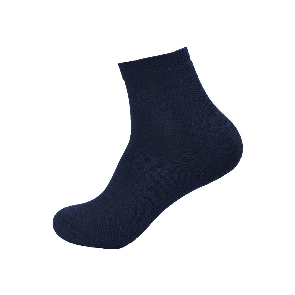 6 Paar Donex badstof quarter sneakersokken - Katoen - Zwart