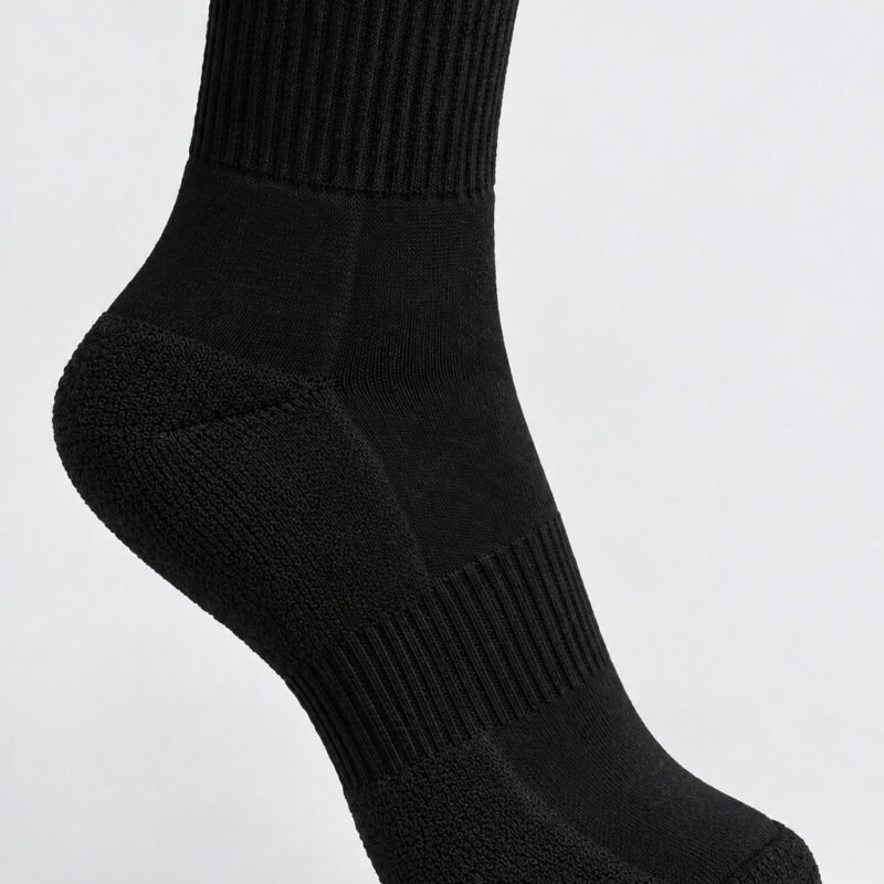 6 Paar Donex badstof quarter sneakersokken - Katoen - Zwart