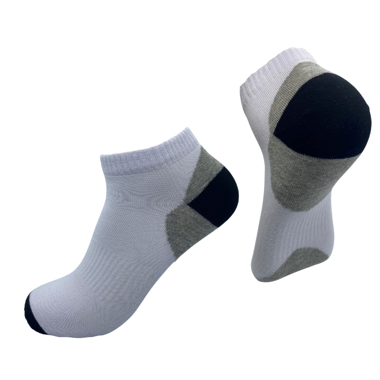 10 Paar Donex sneakersokken - Katoen - Cirkels - 2 kleuren