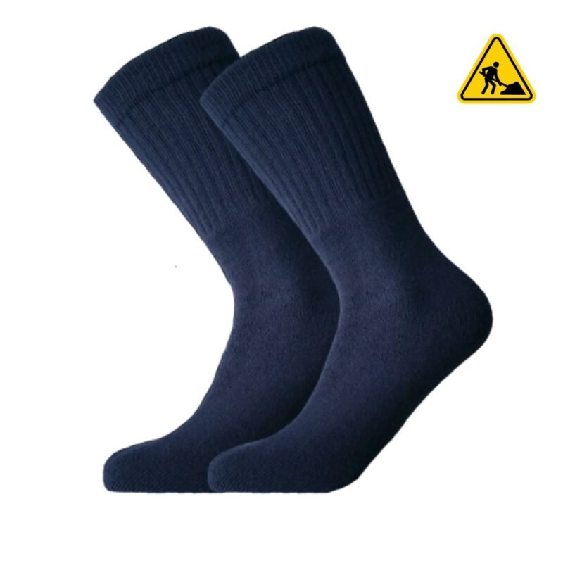 6 Paar Bonanza werksokken - katoen - Marineblauw