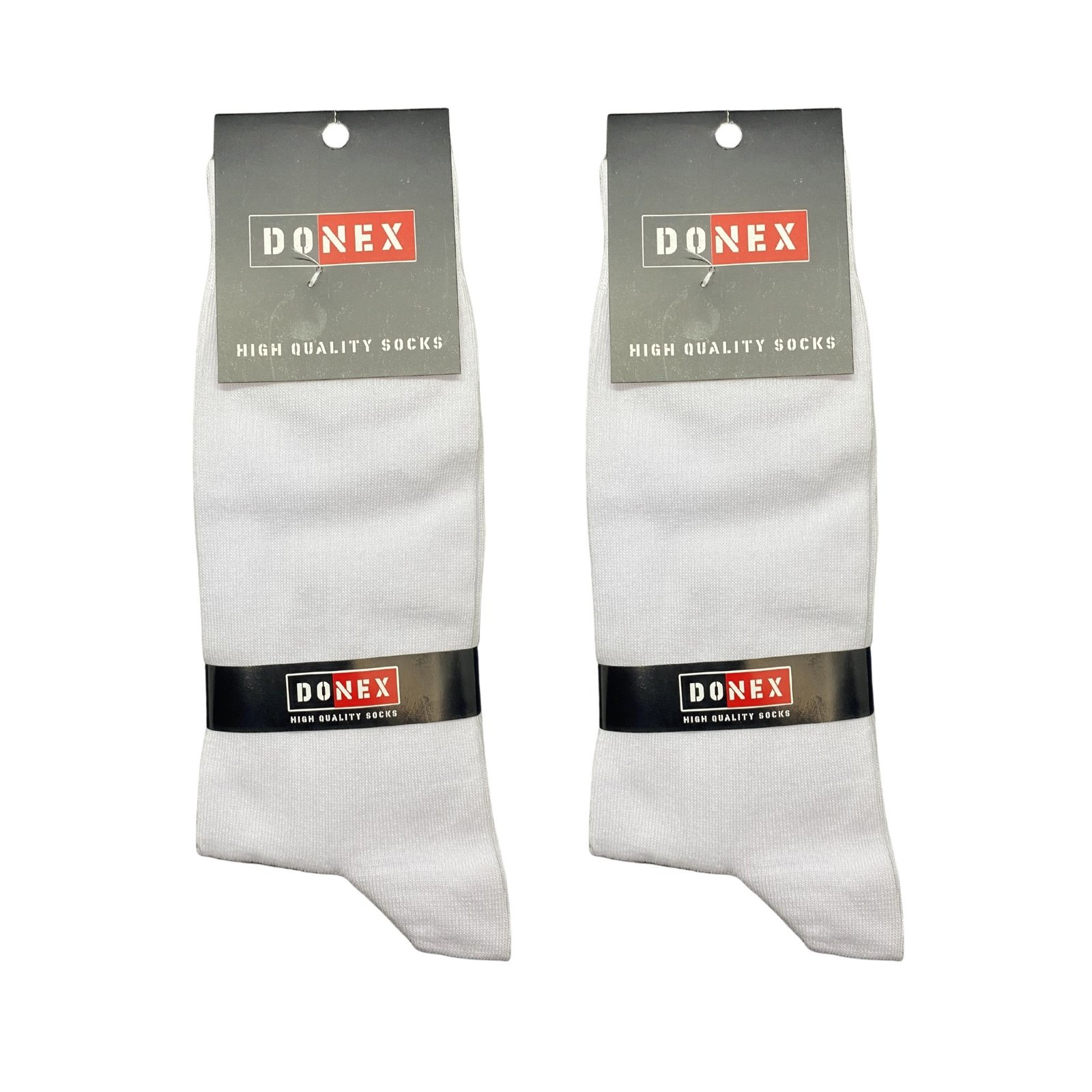 8 paar Donex Dames Sokken 95% Katoen Wit