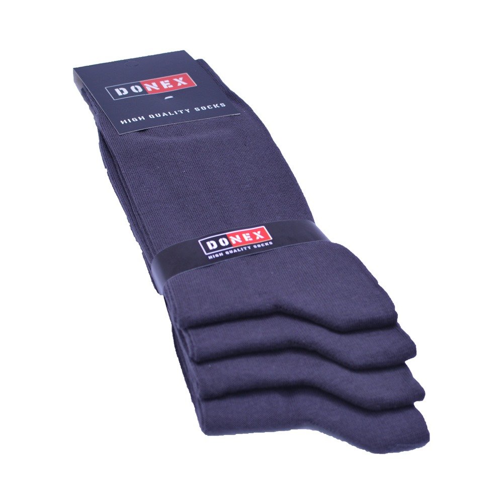 8 Paar Hoge kwaliteit Herensokken - 95% Katoen - DONEX®- Grijs