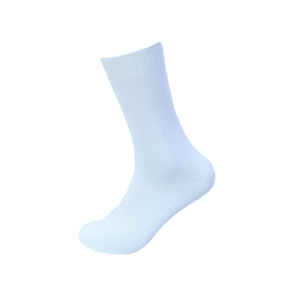 10 Paar Herensokken 100% Katoen Naadloos Wit