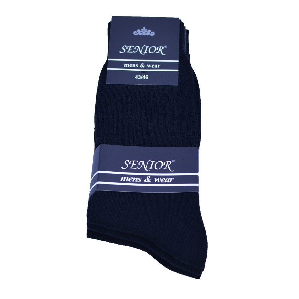 10 Paar Herensokken 100% Katoen Naadloos Zwart