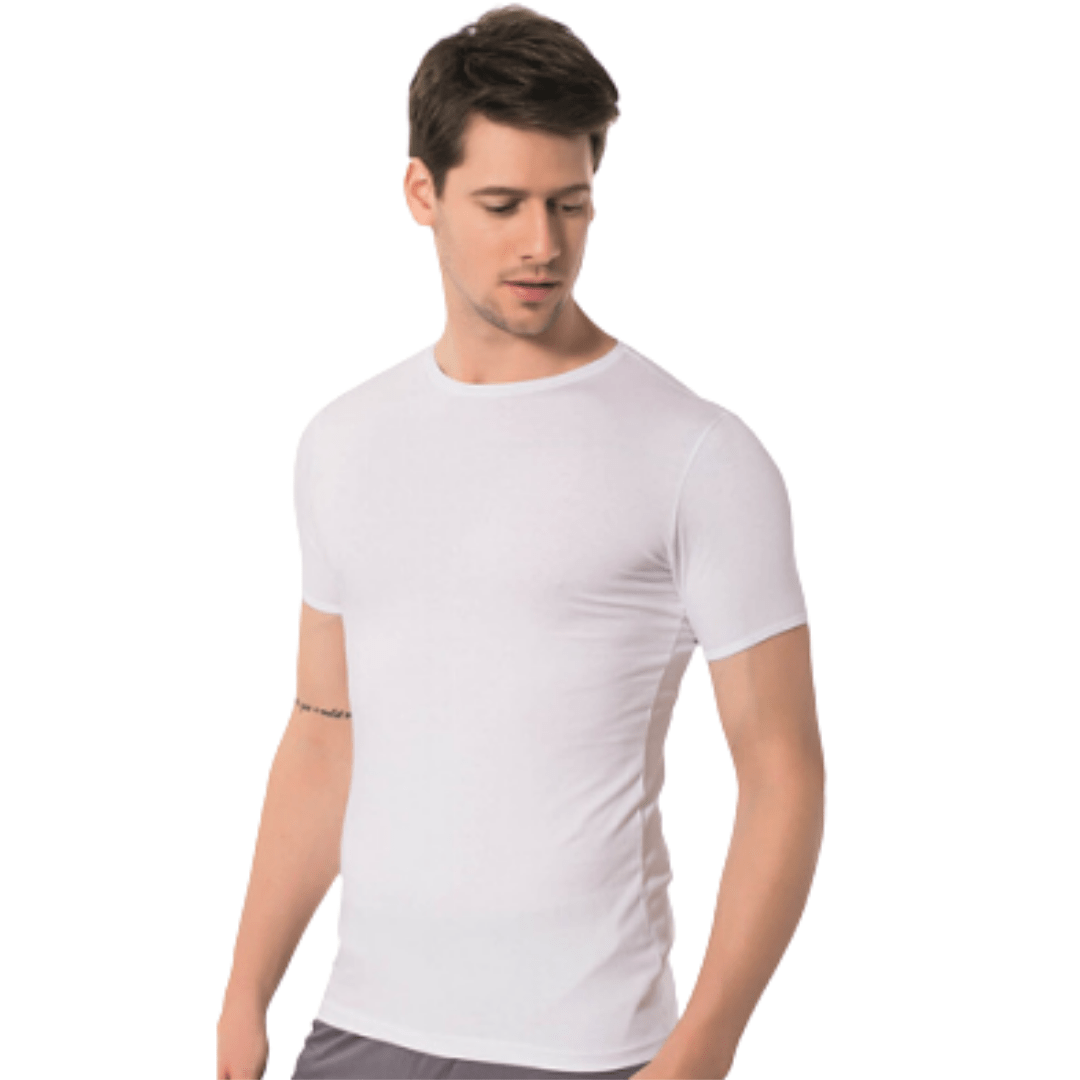 6 Stuks T-shirt - DONEX® - 100% katoen - Wit