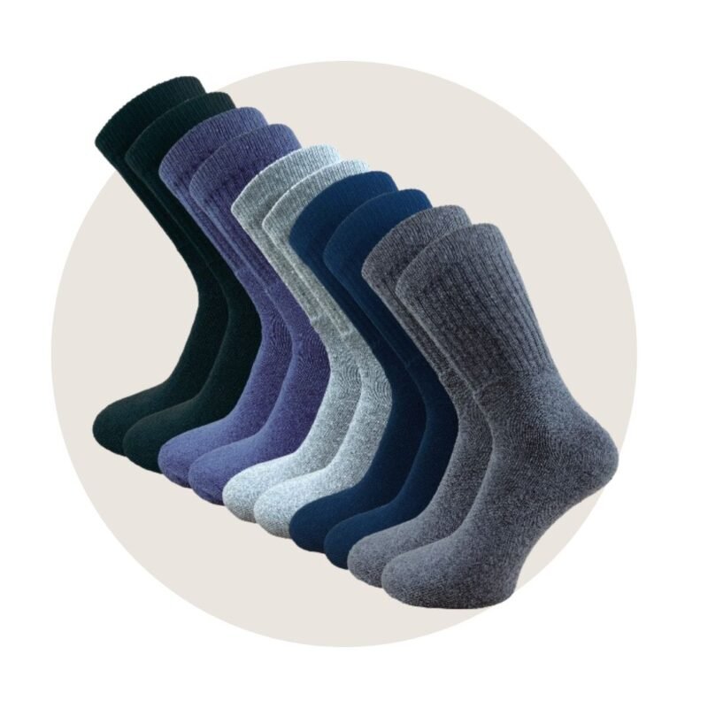 10 Paar Katoen Sportsokken - Unisex - Badstof - Mix