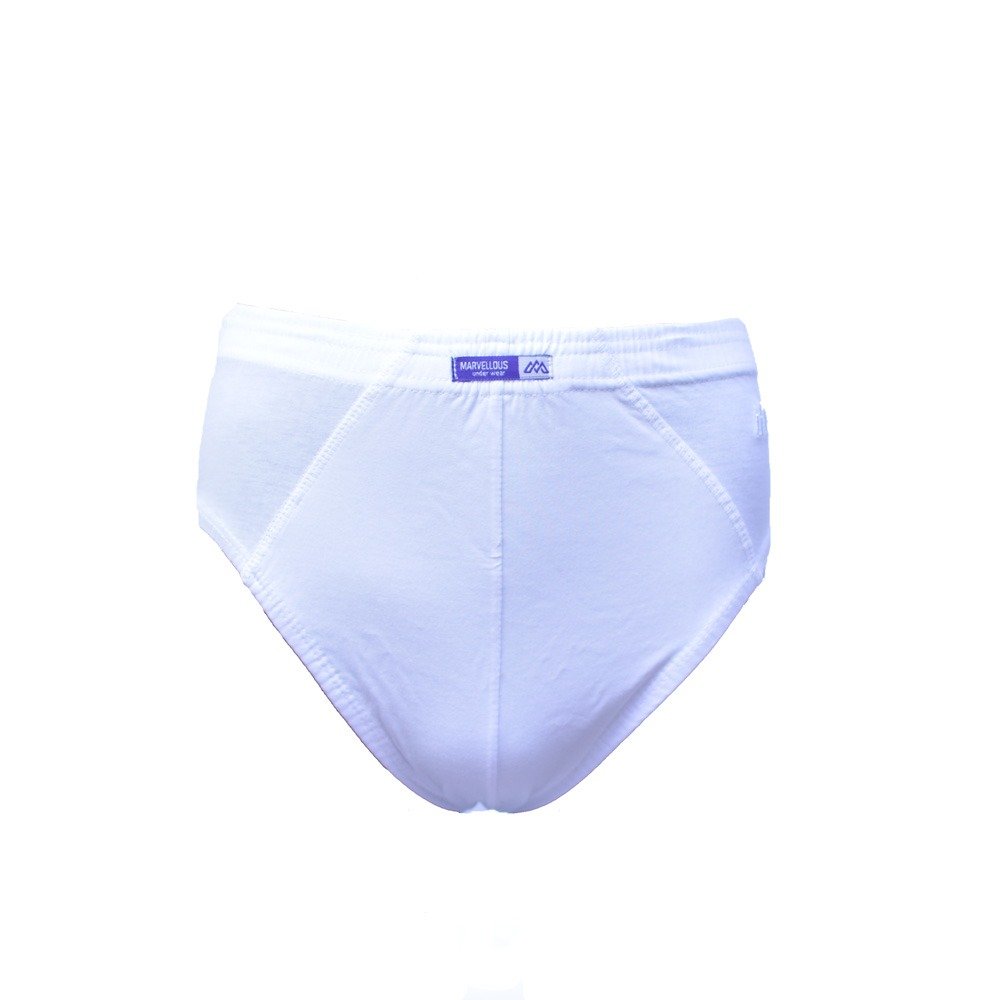 3 Stuks Marvelous heren slips - 100%Katoen - Wit