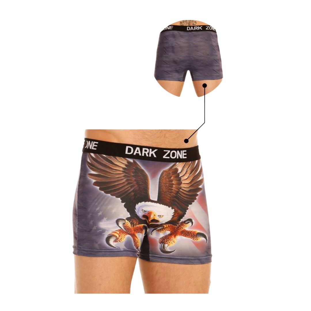 Dark Zone Heren boxershort - Katoen - 3D print - Valk