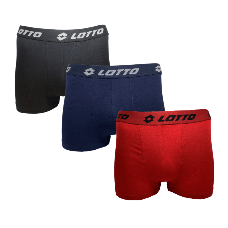 3 Stuks Lotto® Heren boxershorts - Katoen - Mix