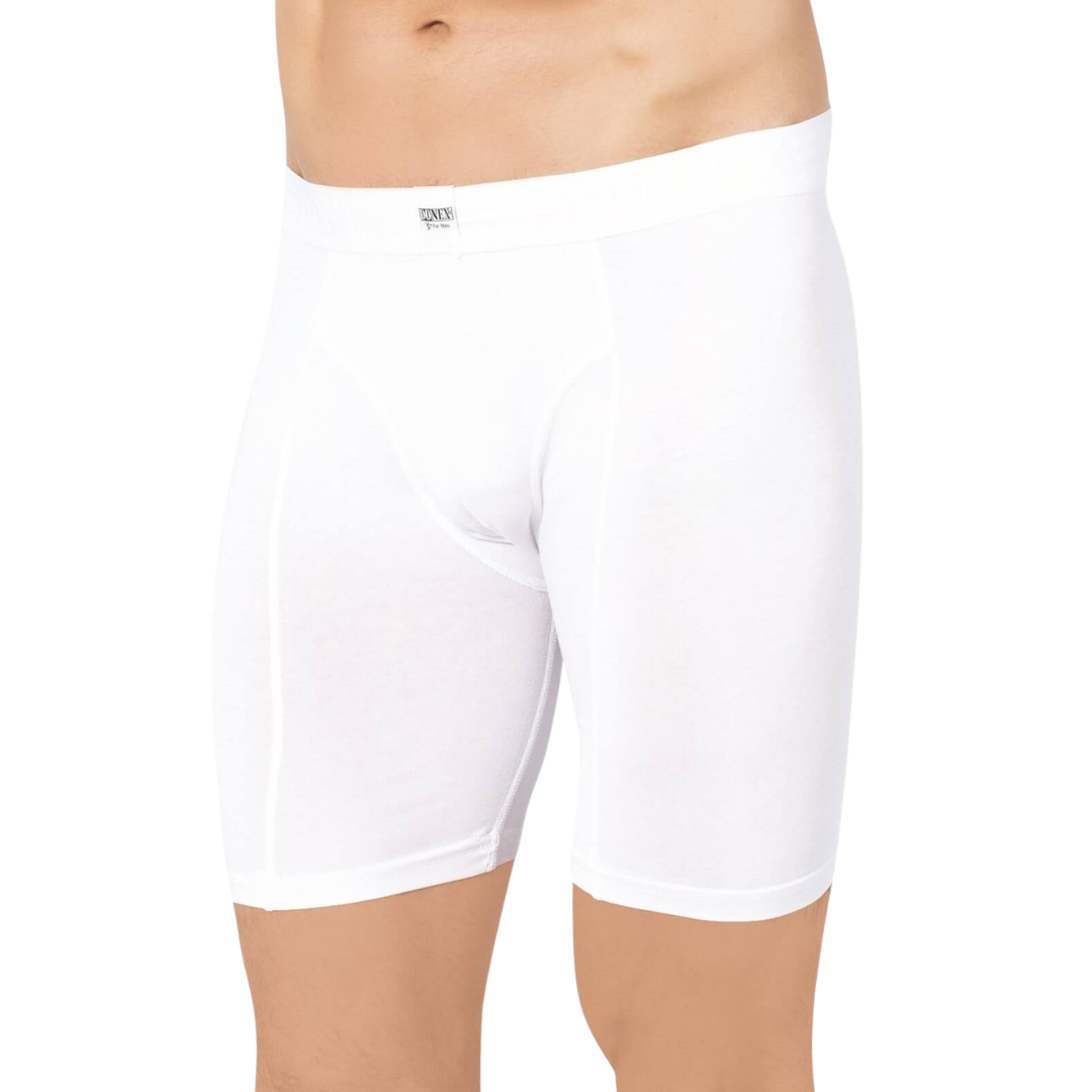 2 Stuks DONEX® boxershort - Lange Pijp - Katoen - Wit