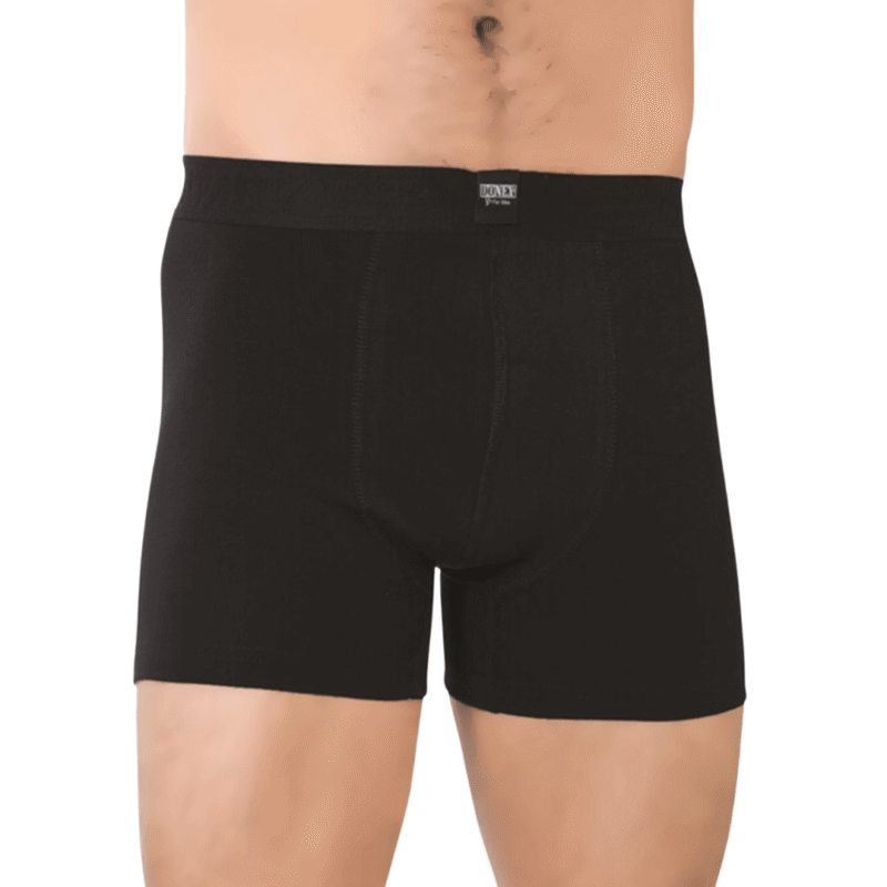 3 Stuks DONEX® heren boxershorts - Katoen - Zwart