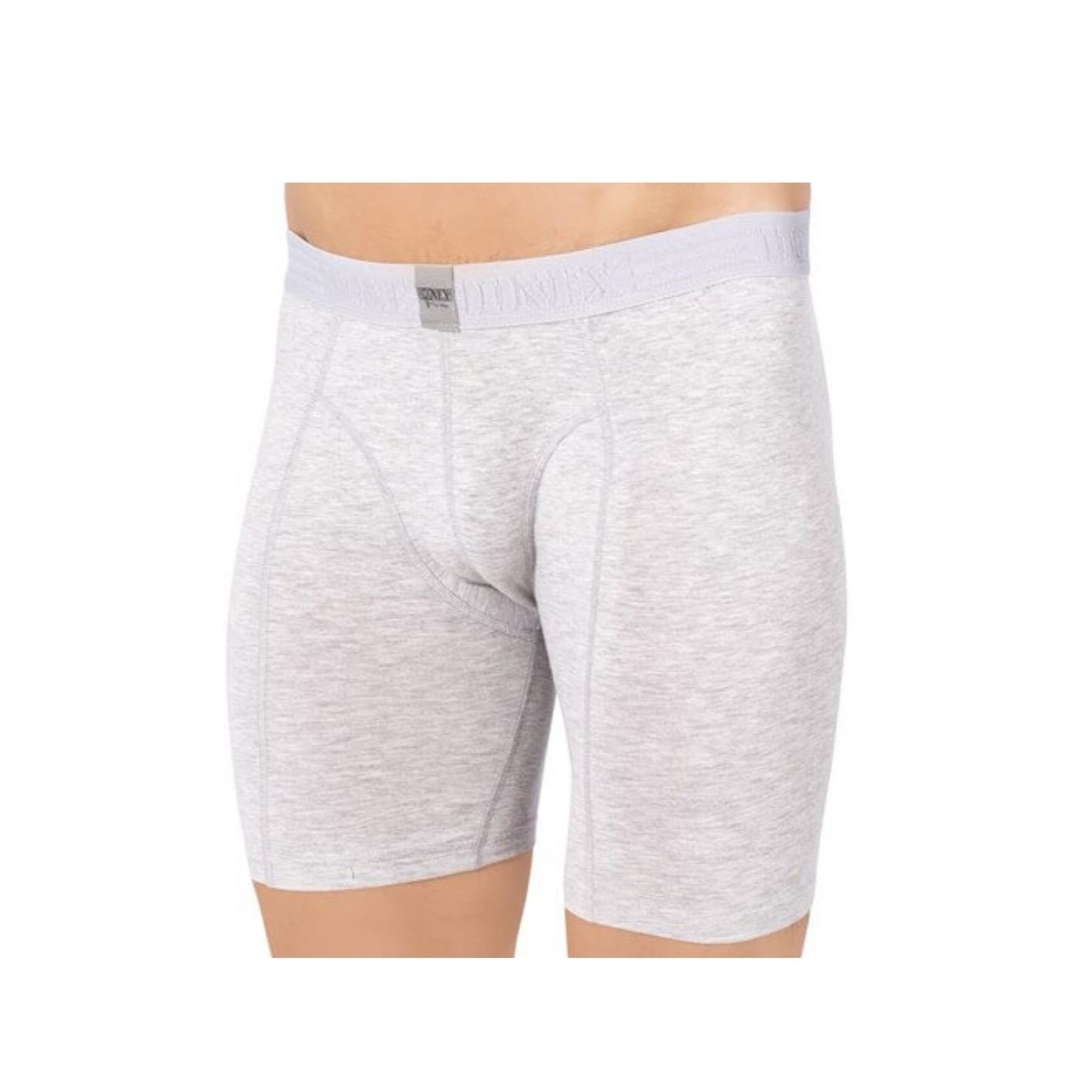2 Stuks DONEX® boxershort - Lange Pijp - Katoen - Grijs