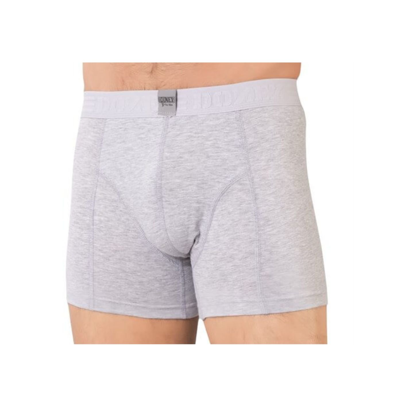 3 Stuks DONEX® heren boxershorts - Katoen - Grijs