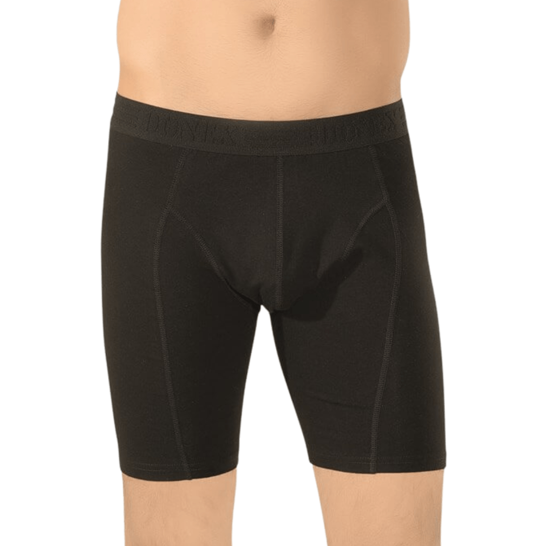 2 Stuks DONEX® boxershort - Lange Pijp - Katoen - Zwart