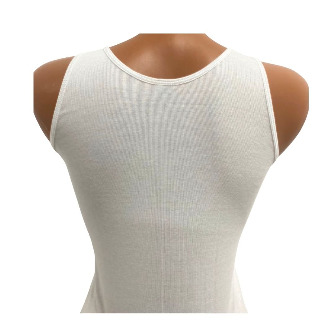 2 Pack Top kwaliteit dames hemd - 100% katoen - Wit