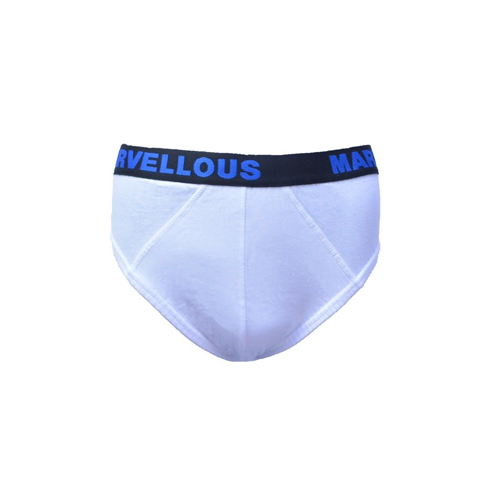 3 Stuks Marvelous heren slips - 100%Katoen - Band - Wit