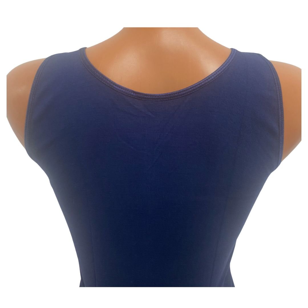 2 Pack Top kwaliteit dames hemd - 100% katoen - Marinebaluw