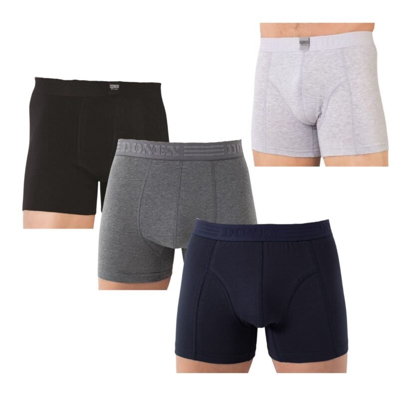 4 Stuks DONEX® heren boxershorts - Katoen - Mix