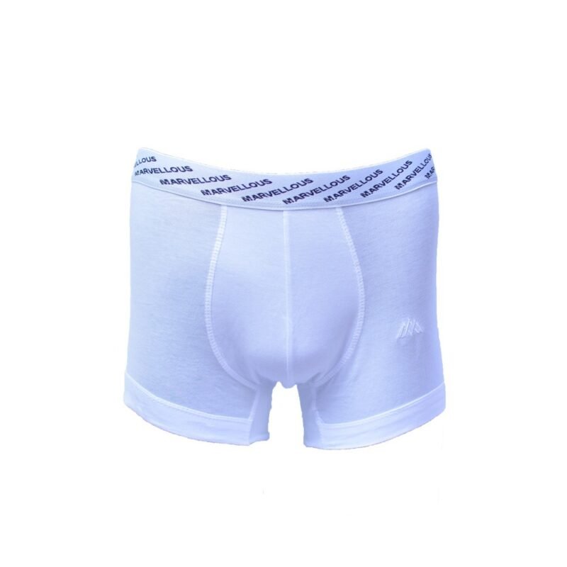 3 Stuks - Marvellous boxershort - 100% katoen - Wit Maat S