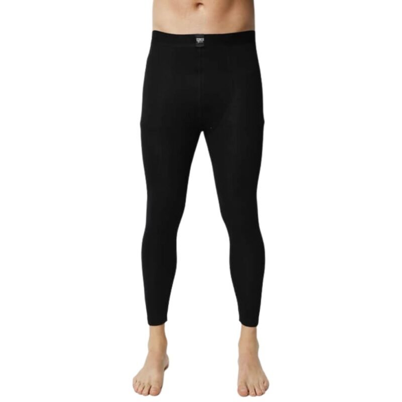 Thermo heren onderbroek lang - DONEX® - Fleecevoering - Zwart