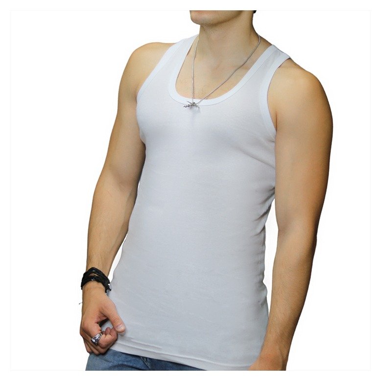 3 Stuks extra lang heren halterhemd Bonanza 100% katoen Wit