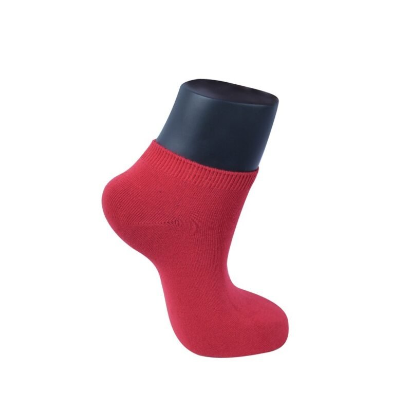 6 Paar Bonanza Sneakersokken - naadloos - Katoen - Rood