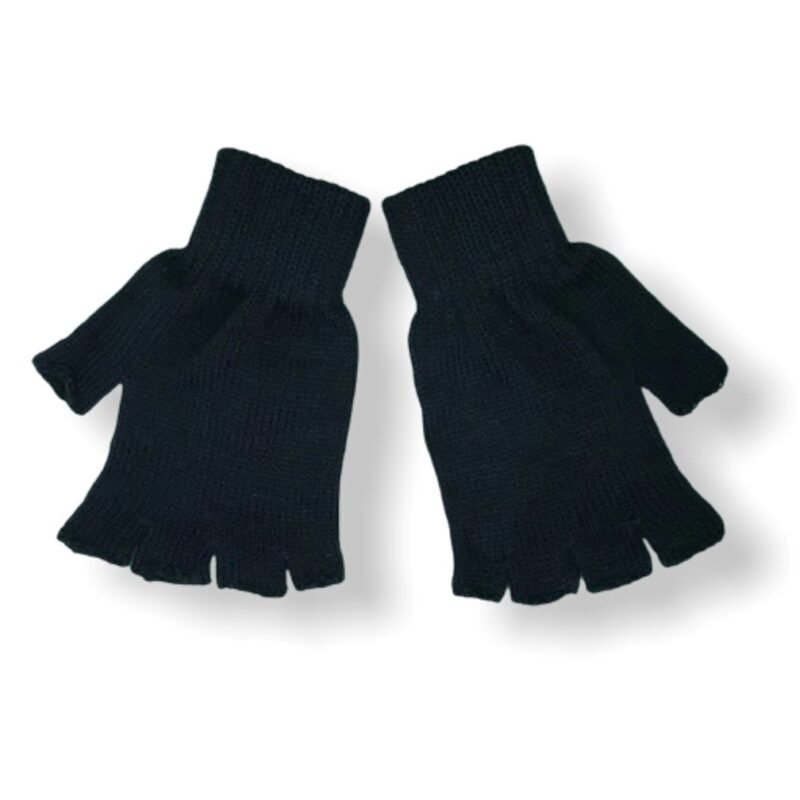 2 Paar DONEX handschoenen zonder vingers Zwart