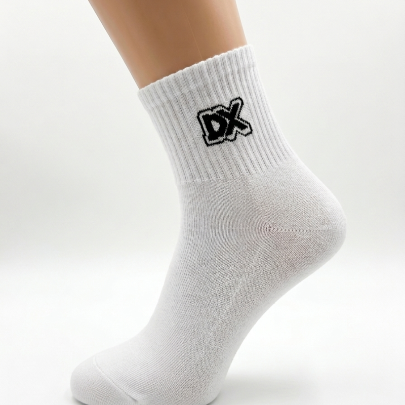 6 Paar DONEX® quarter sneakersokken - Enkelsokken Katoen - Wit
