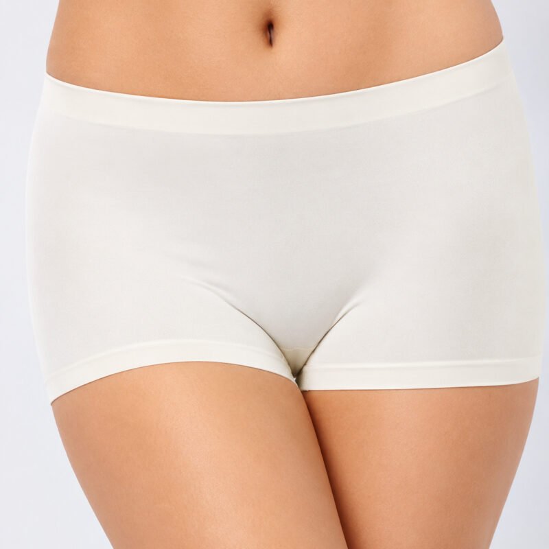 2 Pack DONEX Dames Boxer Short – Lycra – Wit