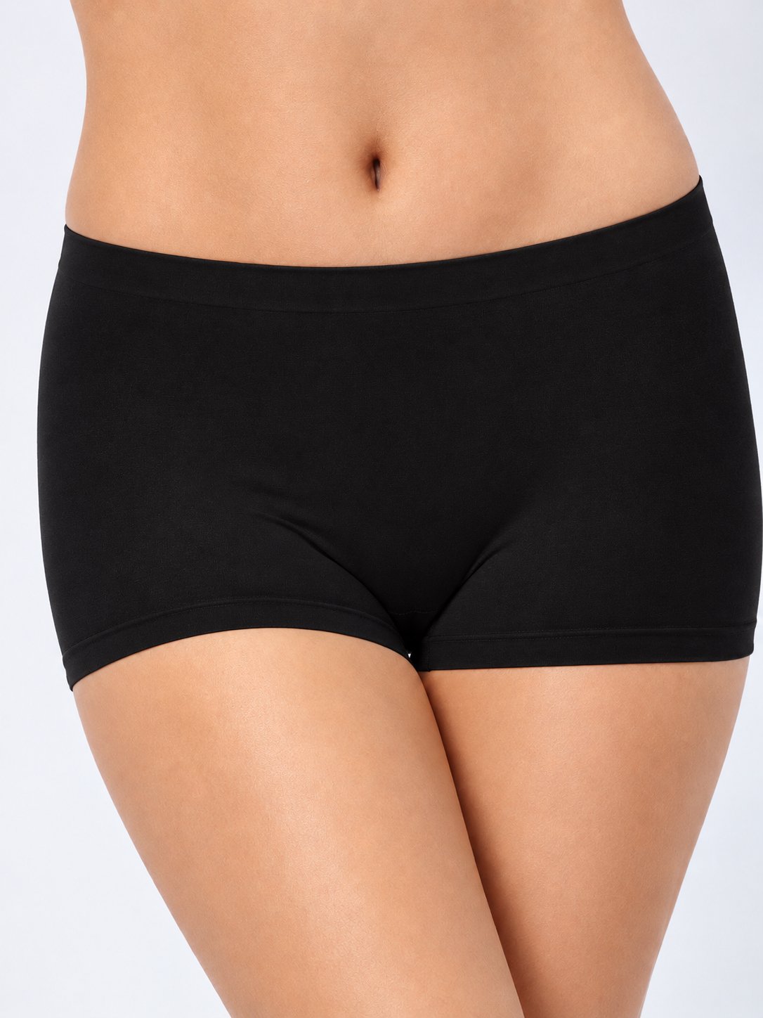 2 Pack DONEX Dames Boxer Short – Lycra – Zwart