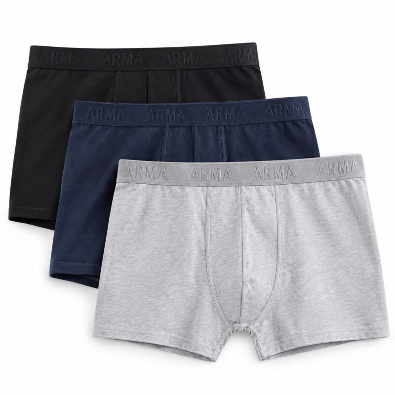 ARMA Heren Boxershorts 3-Pack – Katoen – Mix – 4XL/5XL